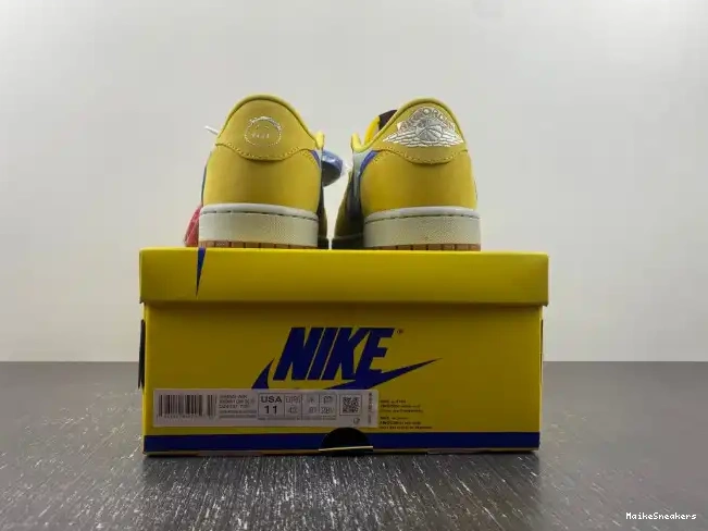 MaikeSneakers Scott Jordan Canary 1 DZ4137-700 Low Air Travis OG x 0425